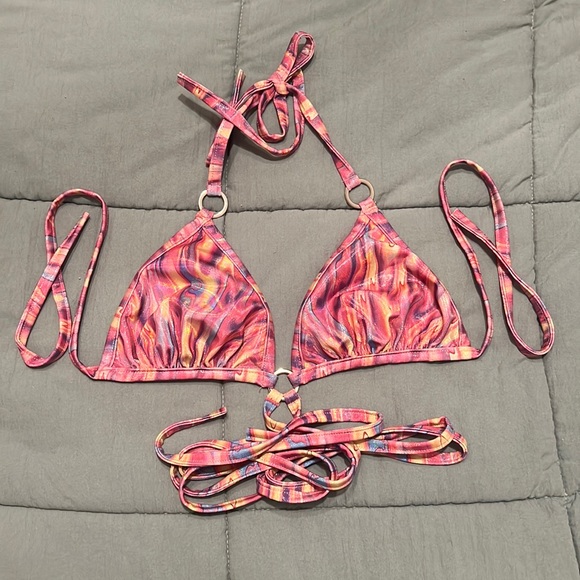 Hypnotized O-ring Triangle Rave Top - Picture 1 of 2